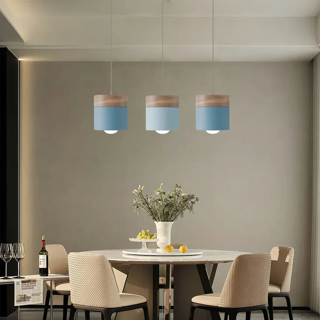 Laetus Wood Pendant Light For Contemporary Interiors Modern Design