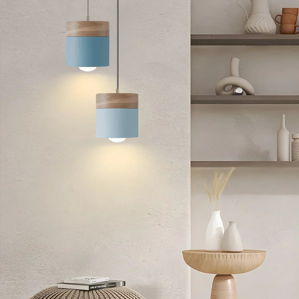 Laetus Wood Pendant Light For Contemporary Interiors Modern Design