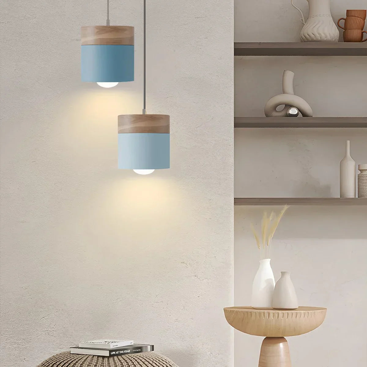 Laetus Wood Pendant Light For Contemporary Interiors Modern Design