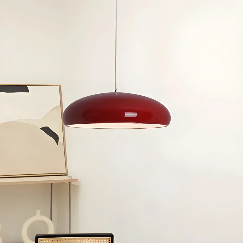 Sleek Contemporary Pendant Light Over Kitchen Island Fixture