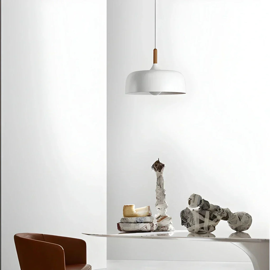 Pastel Dome Pendant Light With Soft Tones For Kitchen Island
