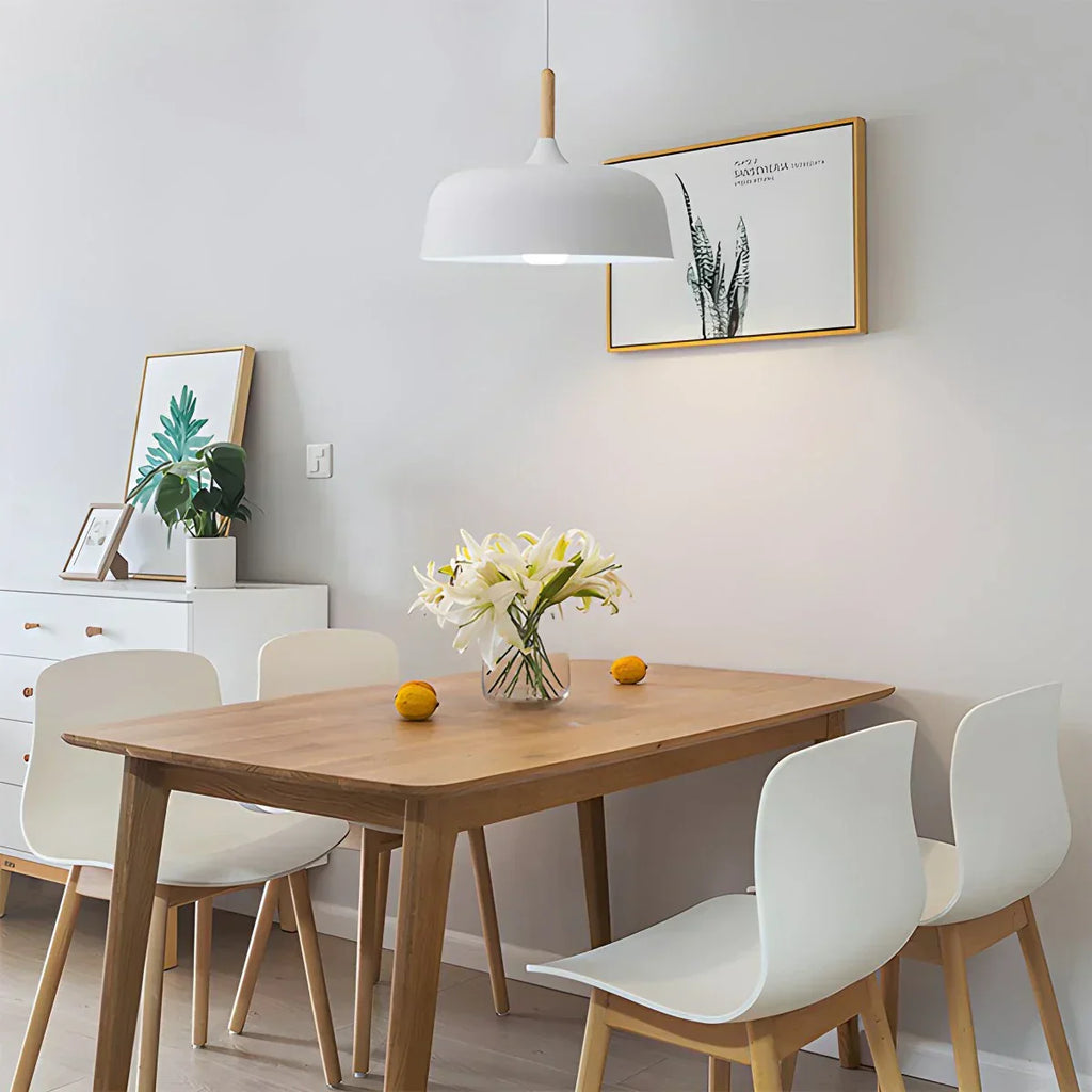 Pastel Dome Pendant Light With Soft Tones For Kitchen Island