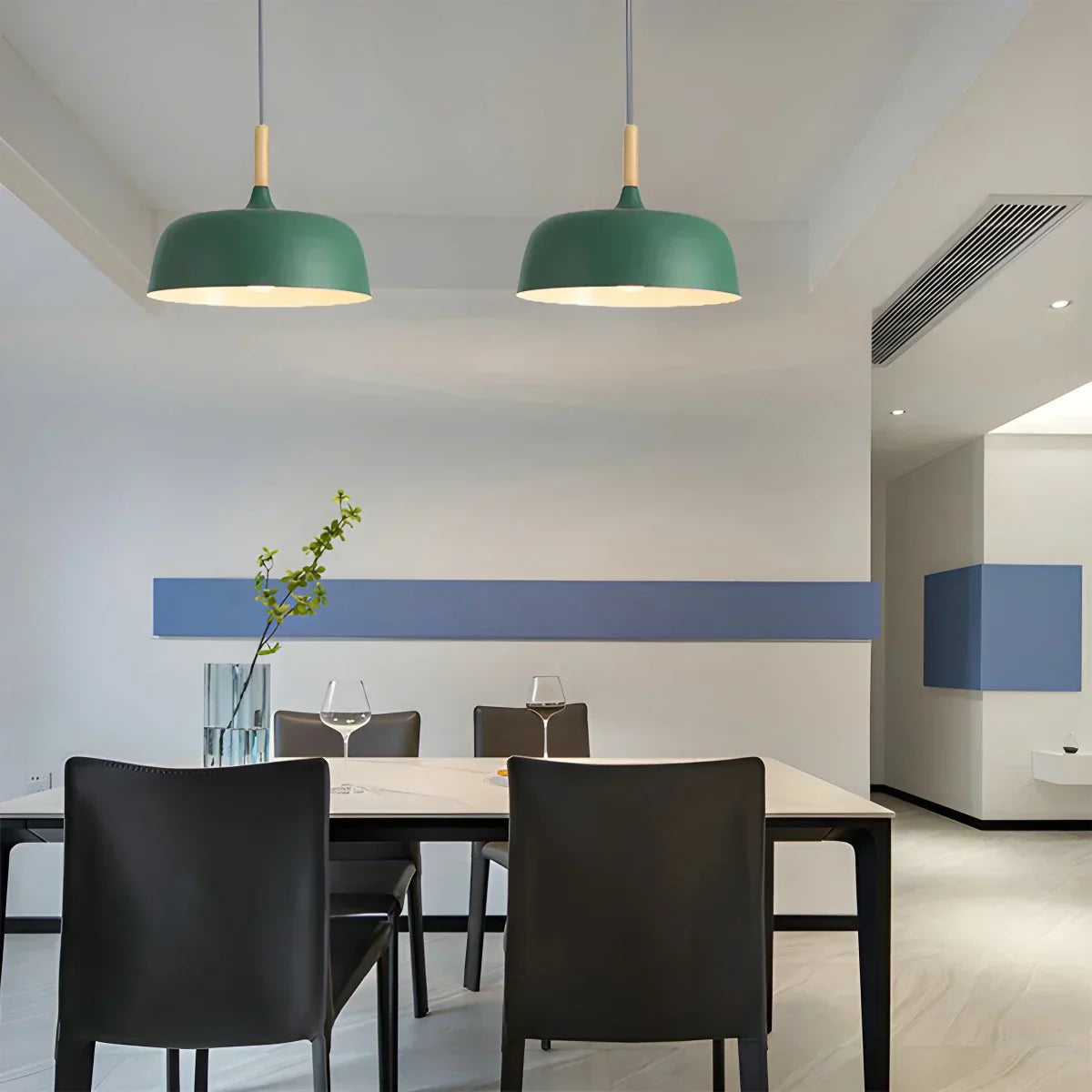 Pastel Dome Pendant Light With Soft Tones For Kitchen Island