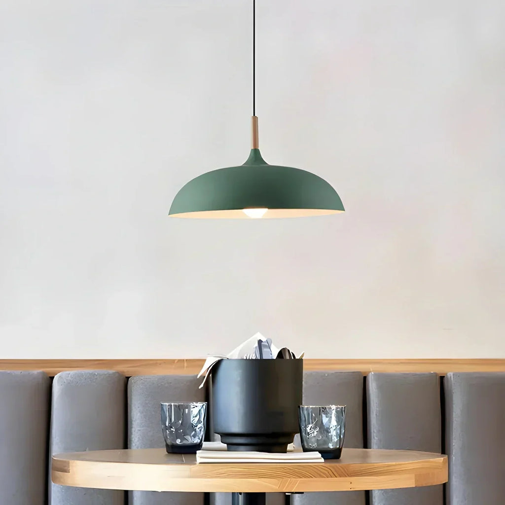 Pastel Dome Pendant Light With Soft Tones For Kitchen Island