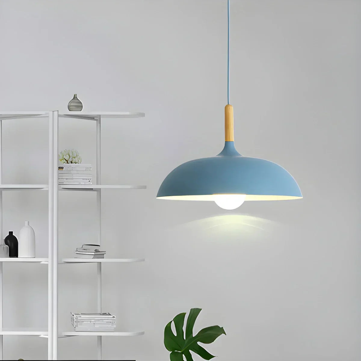 Pastel Dome Pendant Light With Soft Tones For Kitchen Island