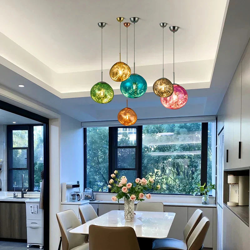 Lux Lava Flow Pendant Light For Dining Room Modern Design