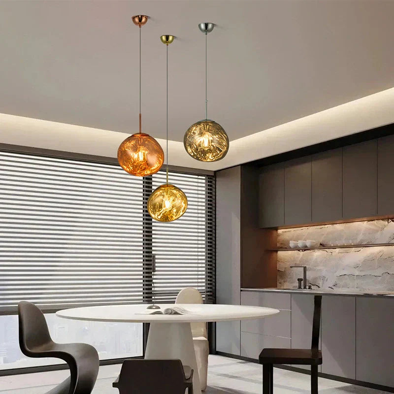 Lux Lava Flow Pendant Light For Dining Room Modern Design