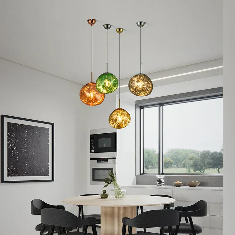 Lux Lava Flow Pendant Light For Dining Room Modern Design