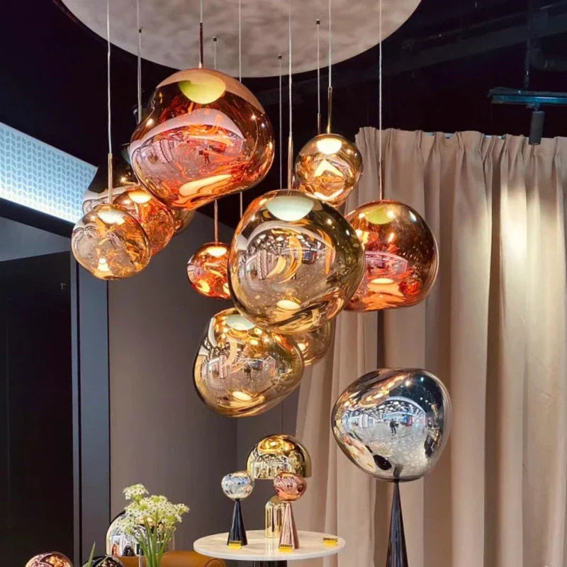 Lux Lava Flow Pendant Light For Dining Room Modern Design