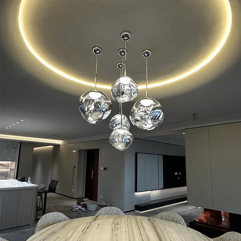 Lux Lava Flow Pendant Light For Dining Room Modern Design