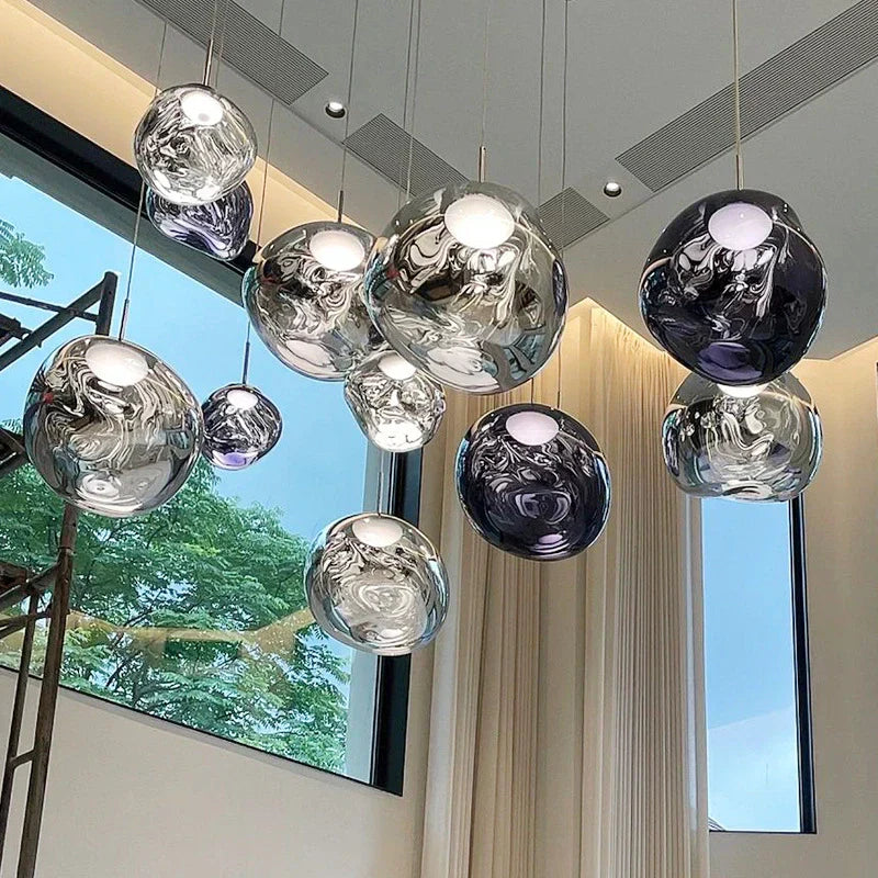 Lux Lava Flow Pendant Light For Dining Room Modern Design