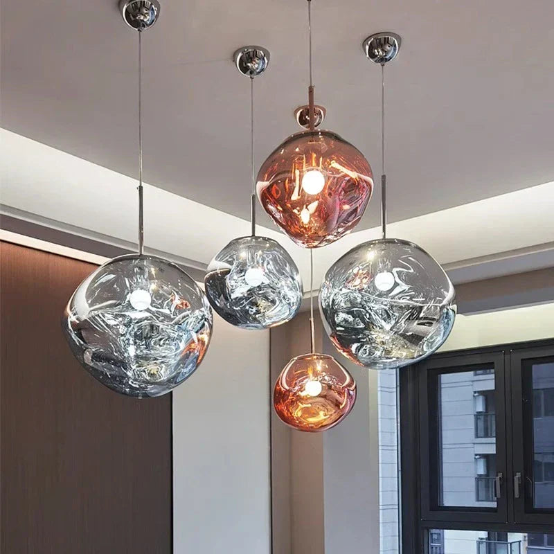 Lux Lava Flow Pendant Light For Dining Room Modern Design