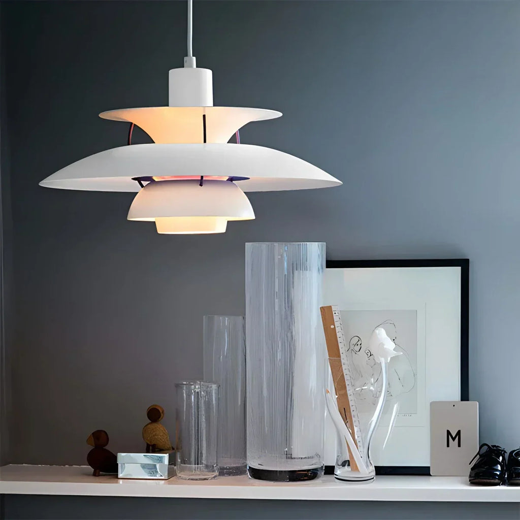 Scandinavian Style Layered Pendant Lamp Ceiling Light
