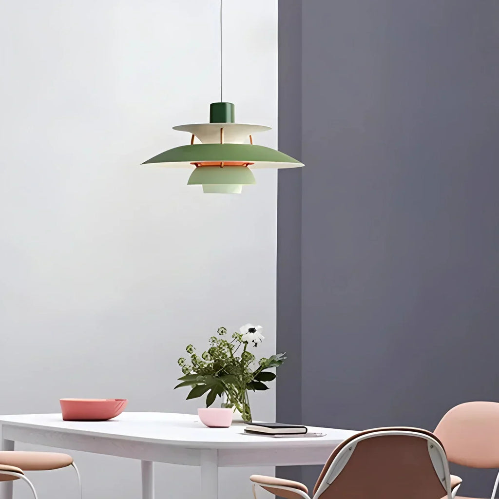 Scandinavian Style Layered Pendant Lamp Ceiling Light