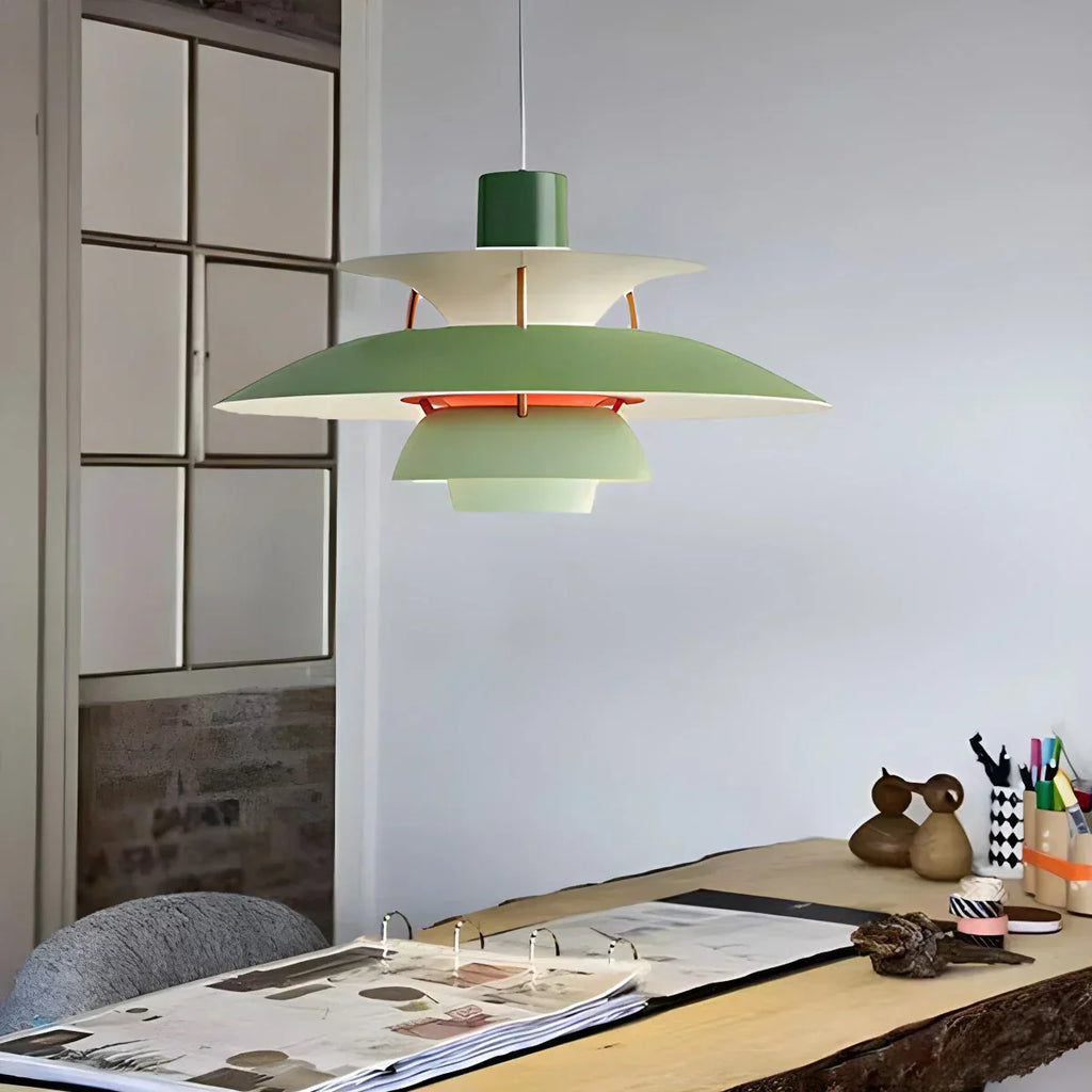 Scandinavian Style Layered Pendant Lamp Ceiling Light