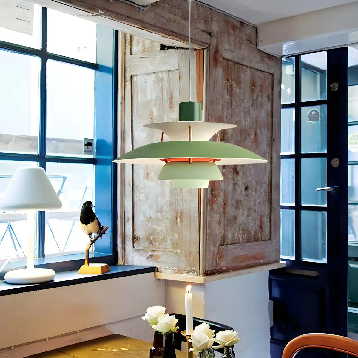 Scandinavian Style Layered Pendant Lamp Ceiling Light