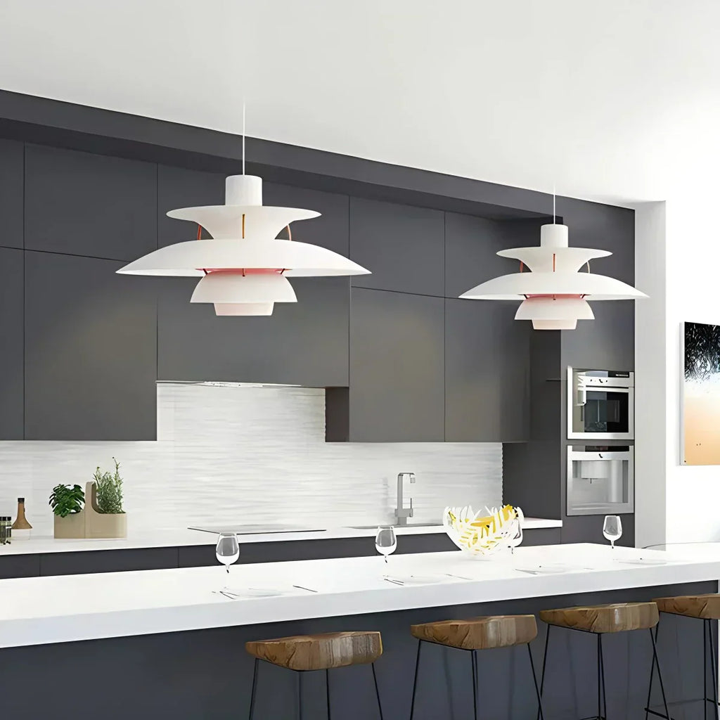 Scandinavian Style Layered Pendant Lamp Ceiling Light
