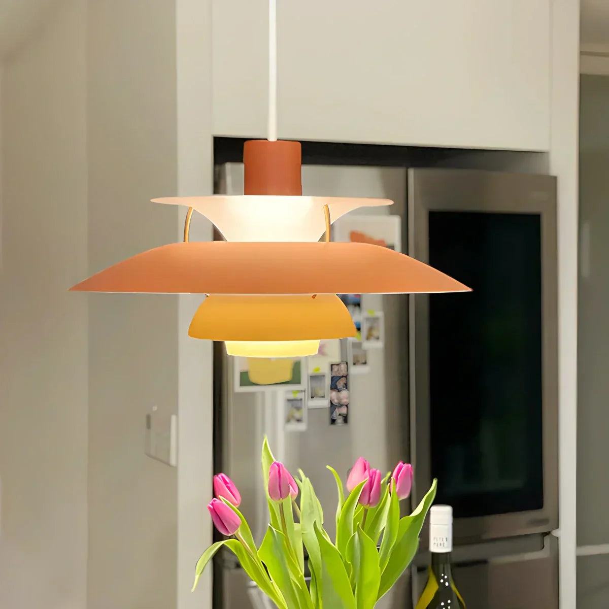 Scandinavian Style Layered Pendant Lamp Ceiling Light