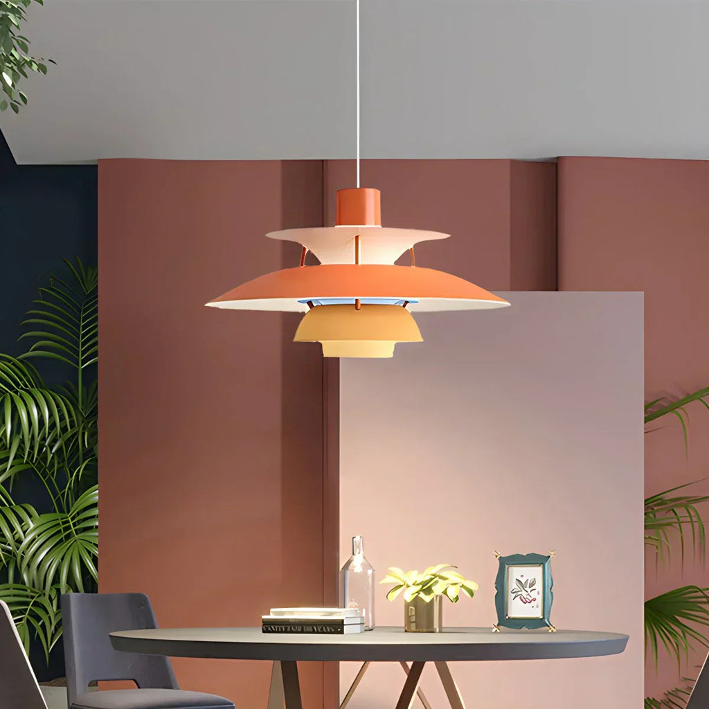 Scandinavian Style Layered Pendant Lamp Ceiling Light