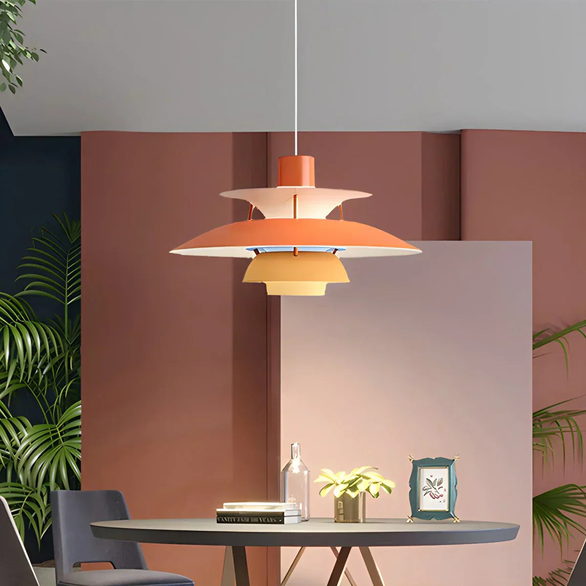 Scandinavian Style Layered Pendant Lamp Ceiling Light