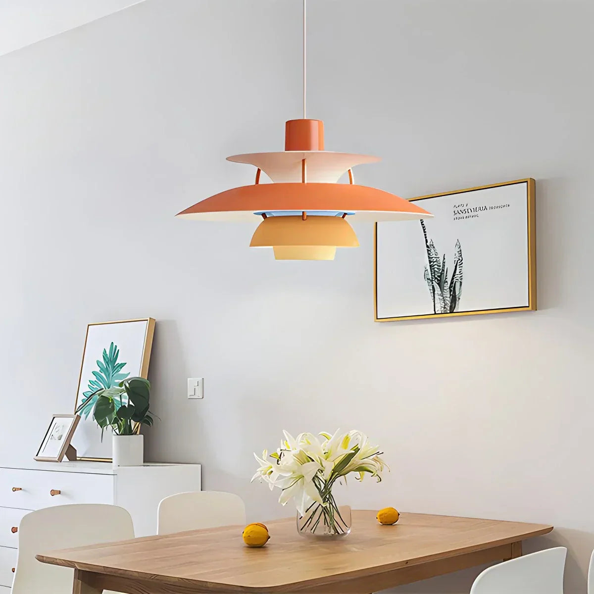 Scandinavian Style Layered Pendant Lamp Ceiling Light