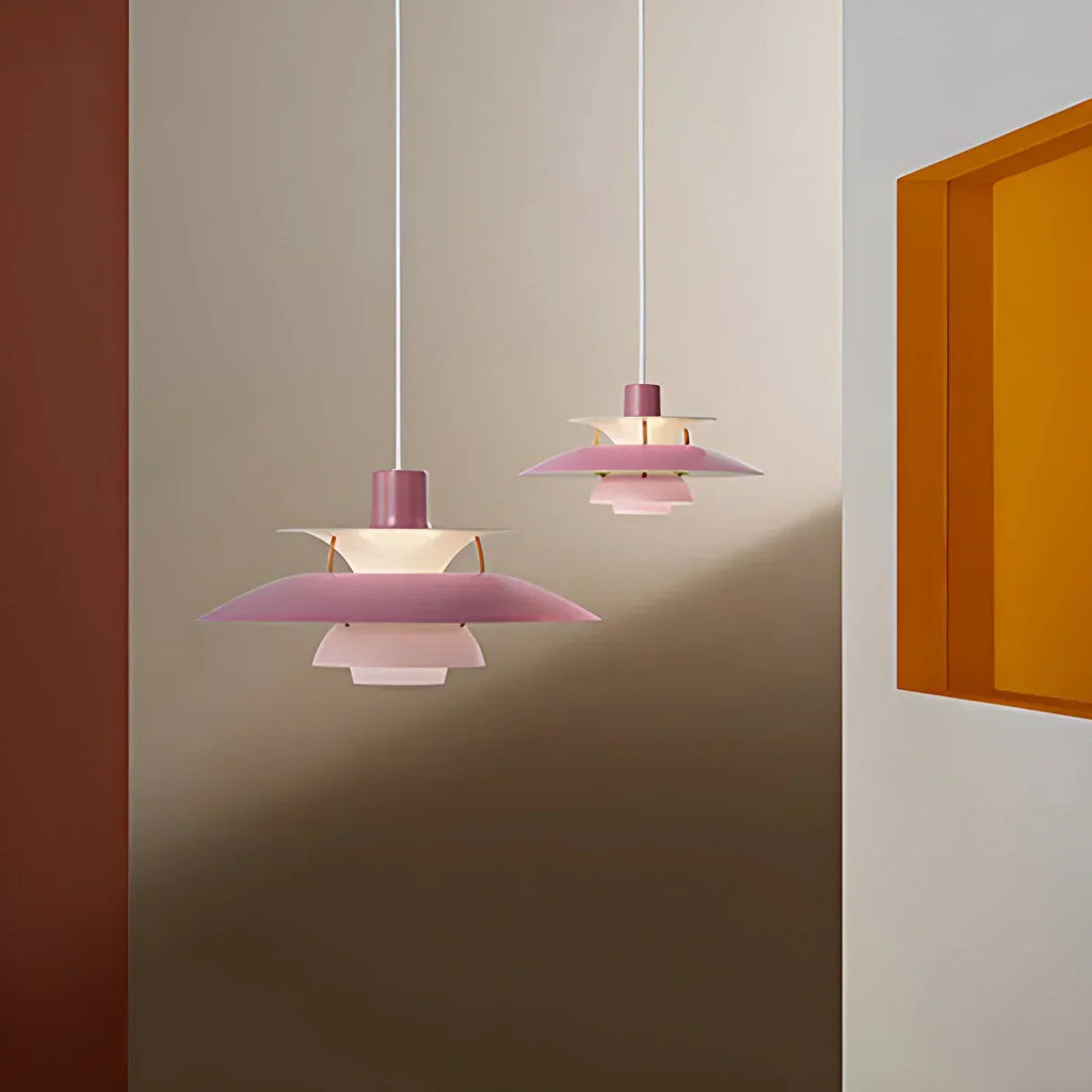 Scandinavian Style Layered Pendant Lamp Ceiling Light