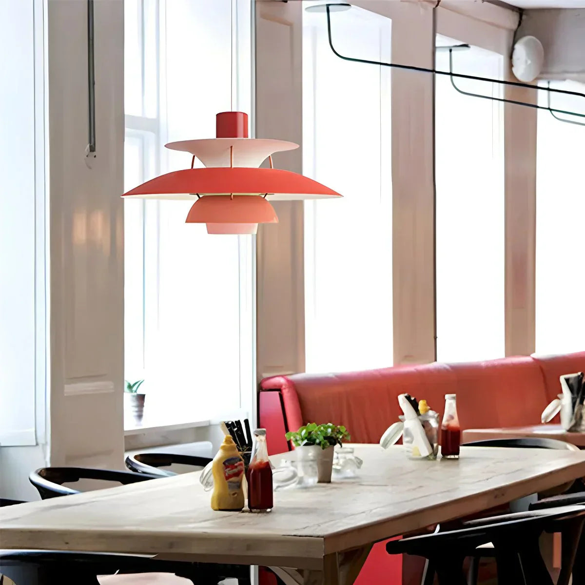 Scandinavian Style Layered Pendant Lamp Ceiling Light