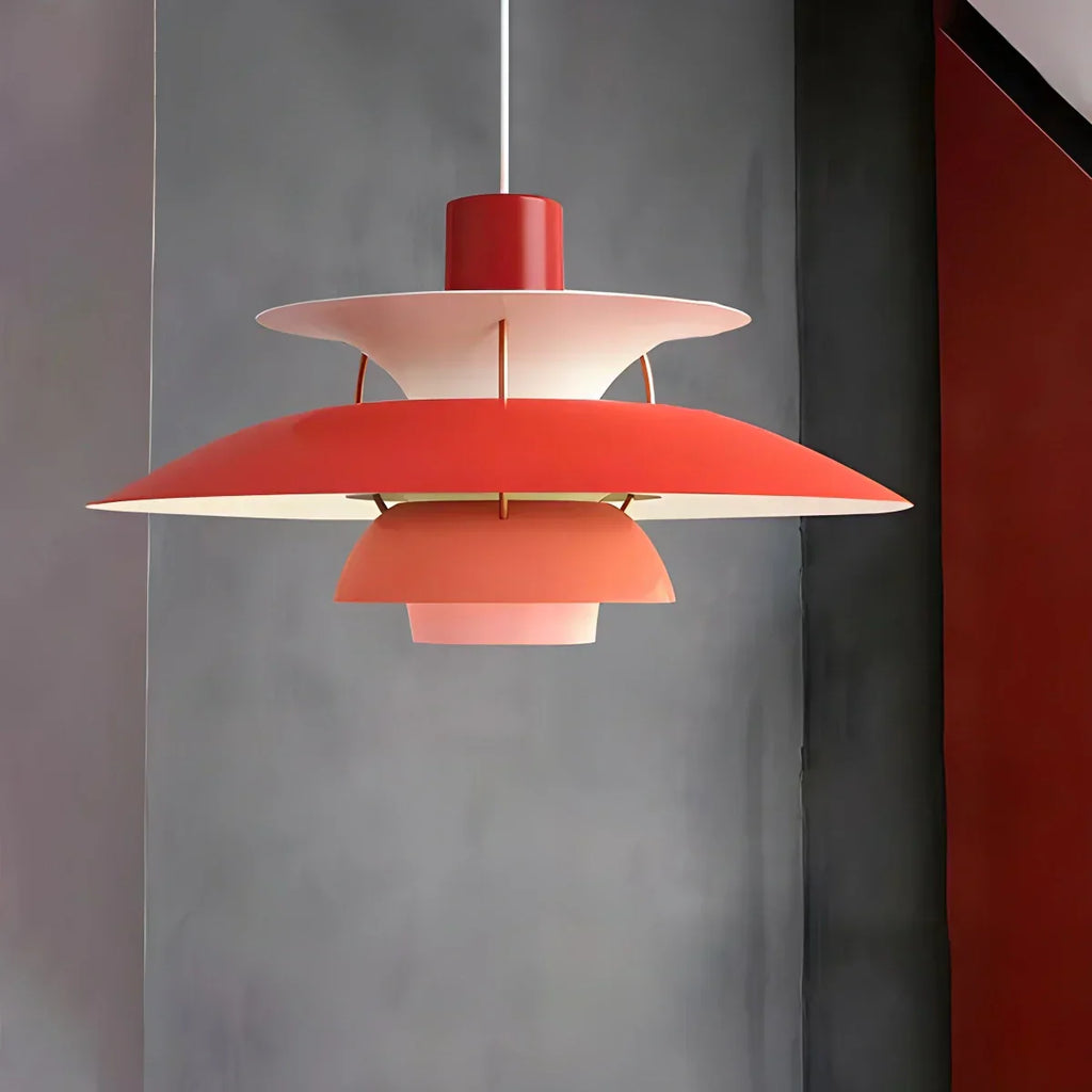 Scandinavian Style Layered Pendant Lamp Ceiling Light