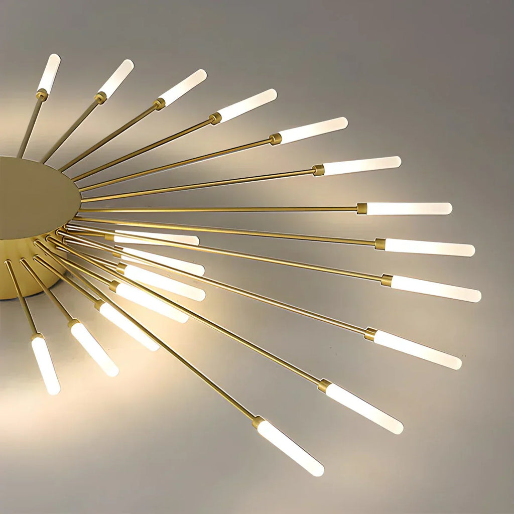 Fireworks-Inspired Starburst Ceiling Fixture For Modern Homes