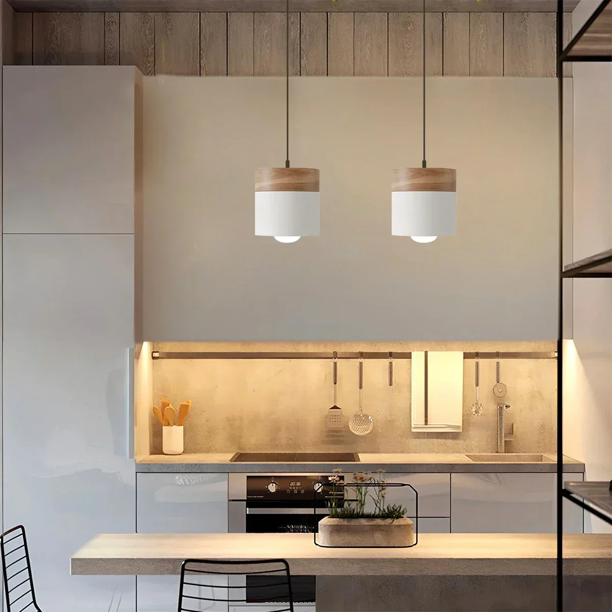 Laetus Wood Pendant Light For Contemporary Interiors Modern Design