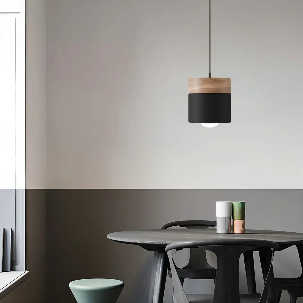 Laetus Wood Pendant Light For Contemporary Interiors Modern Design
