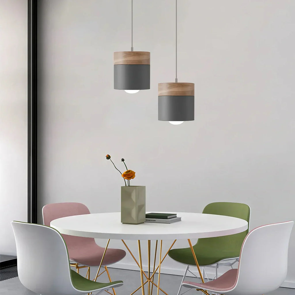 Laetus Wood Pendant Light For Contemporary Interiors Modern Design