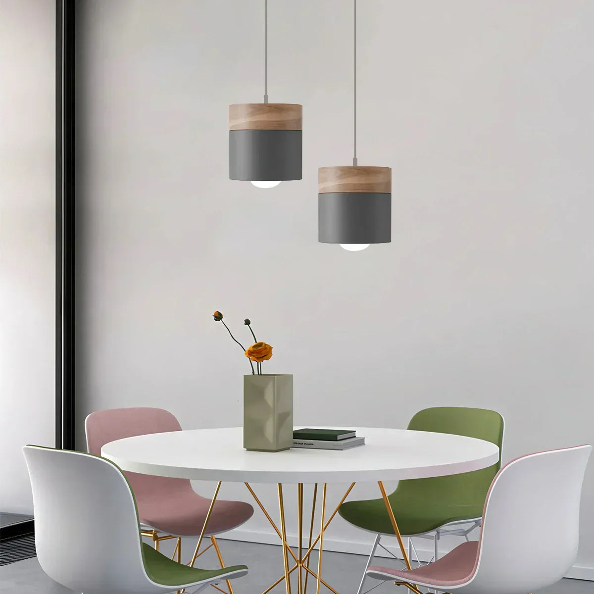 Laetus Wood Pendant Light For Contemporary Interiors Modern Design
