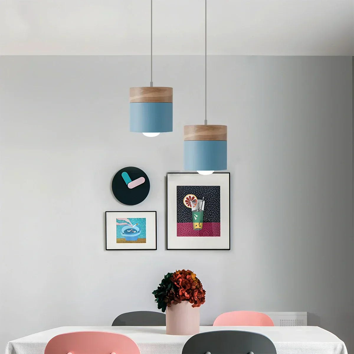 Laetus Wood Pendant Light For Contemporary Interiors Modern Design