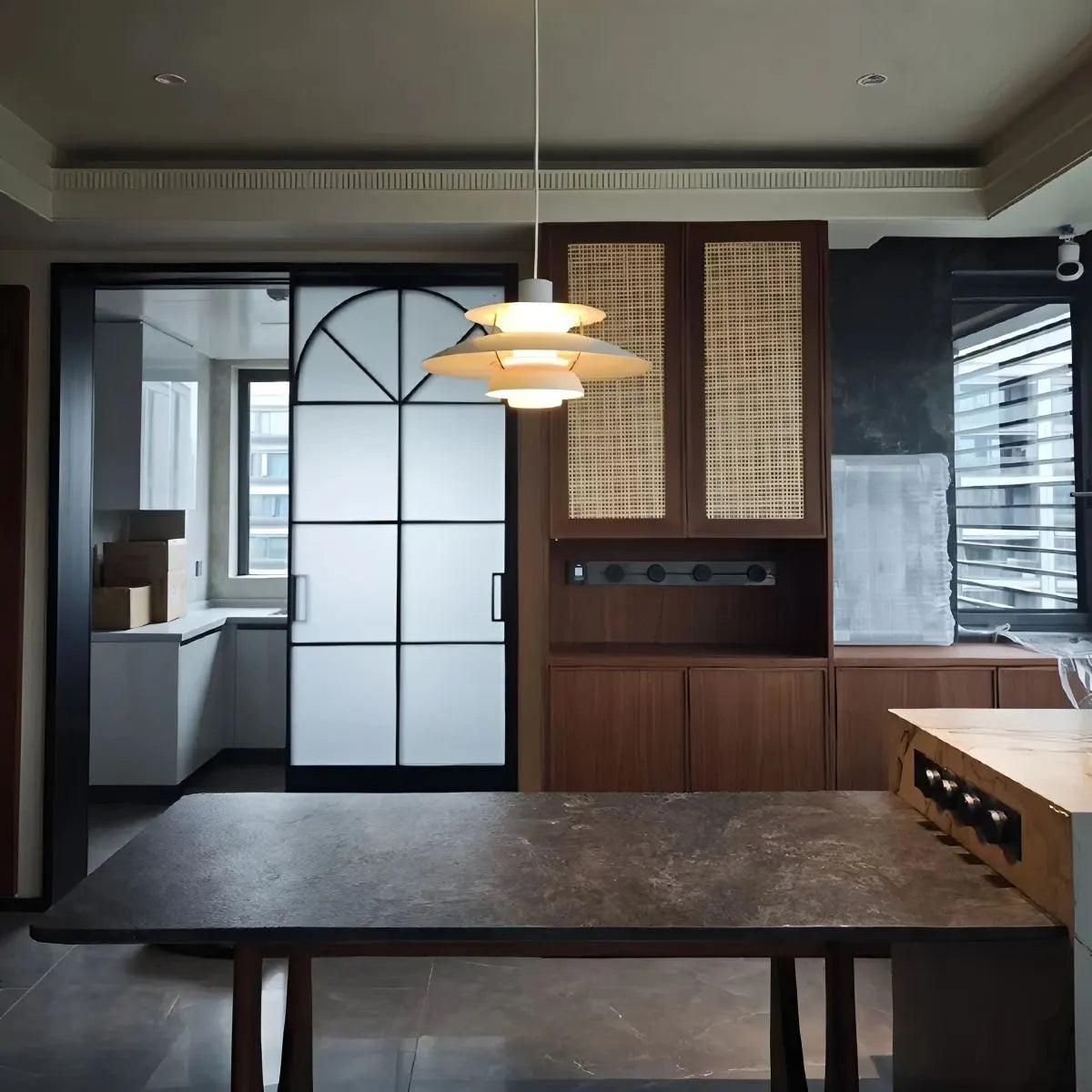 Scandinavian Style Layered Pendant Lamp Ceiling Light
