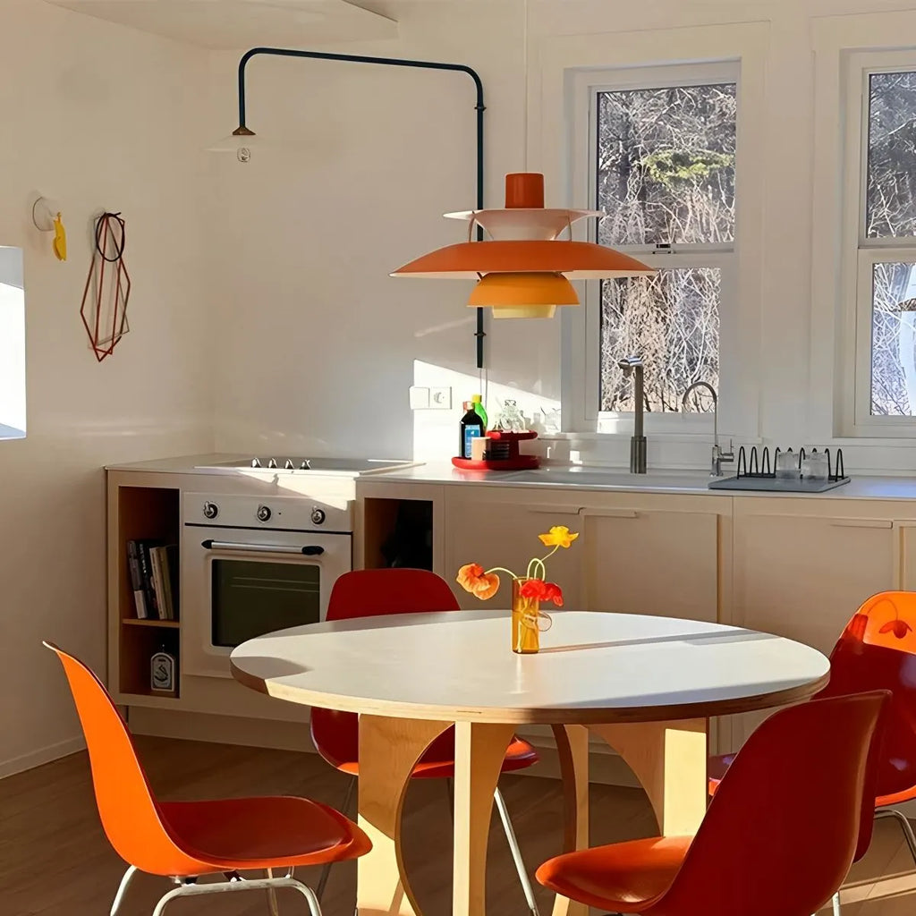 Scandinavian Style Layered Pendant Lamp Ceiling Light