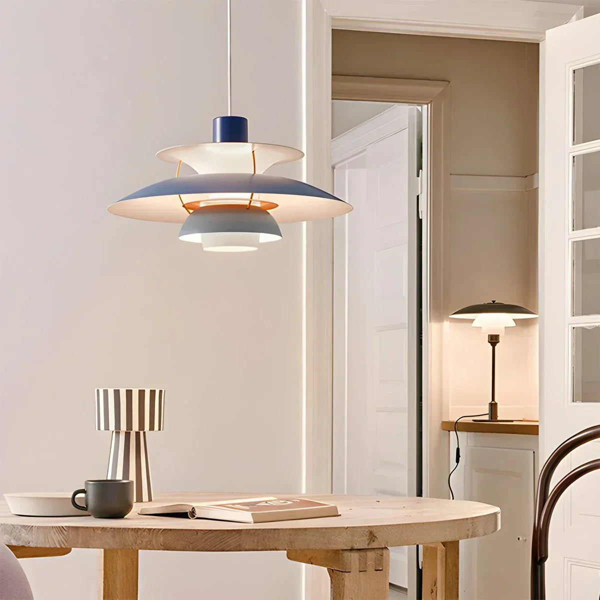 Scandinavian Style Layered Pendant Lamp Ceiling Light