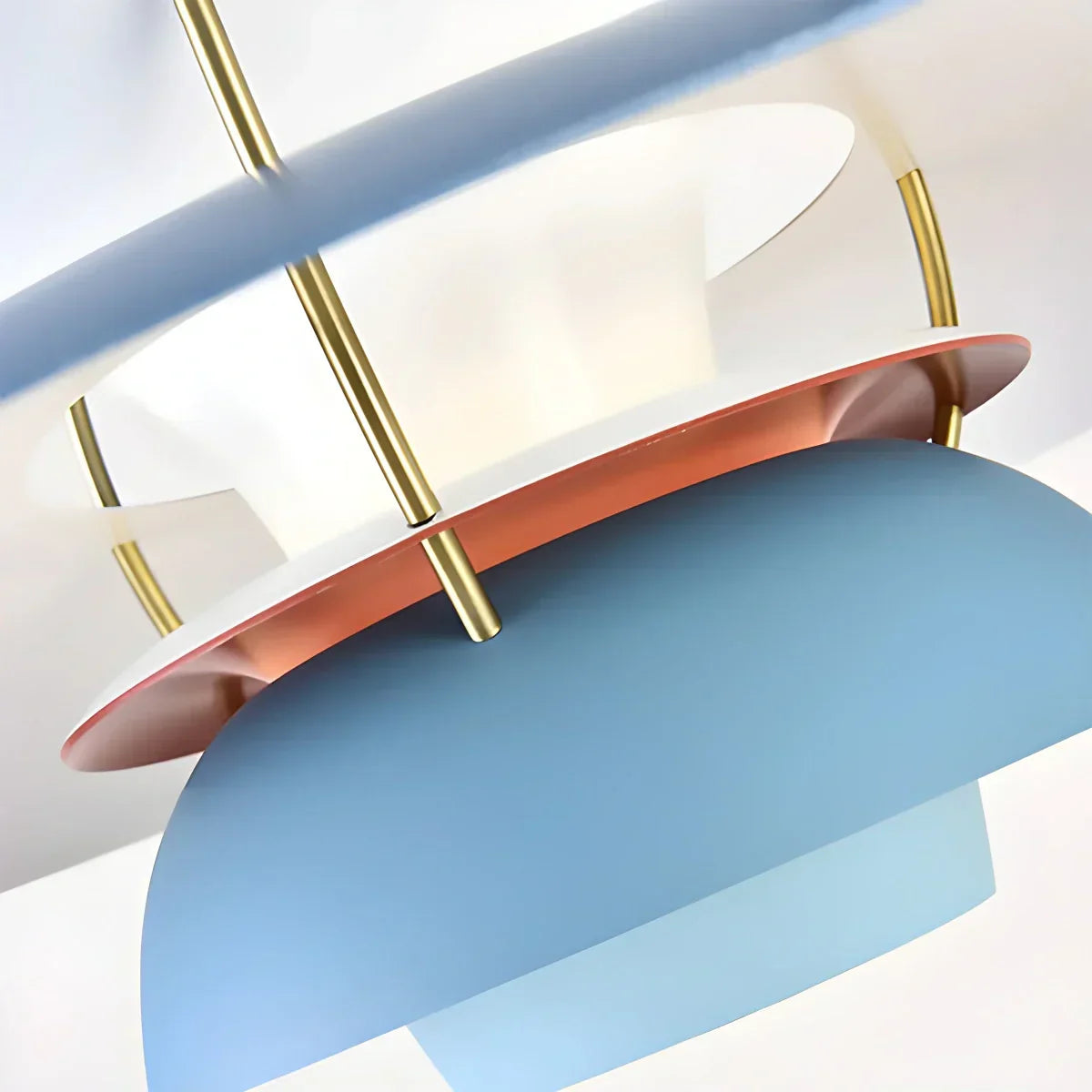Scandinavian Style Layered Pendant Lamp Ceiling Light