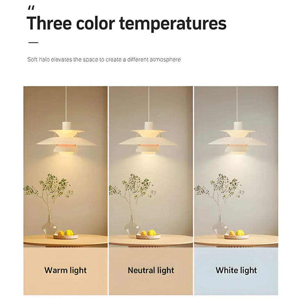 Scandinavian Style Layered Pendant Lamp Ceiling Light