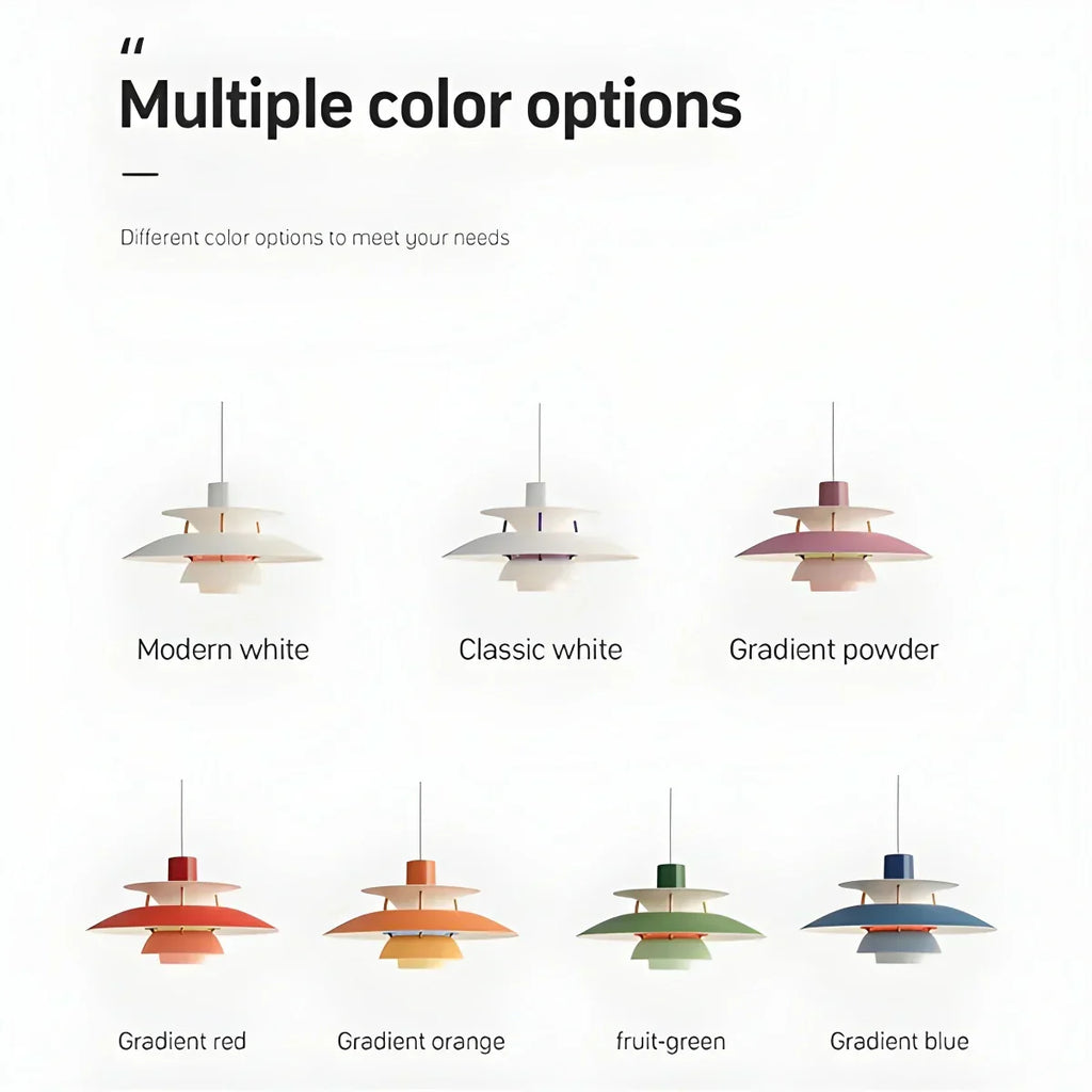 Scandinavian Style Layered Pendant Lamp Ceiling Light