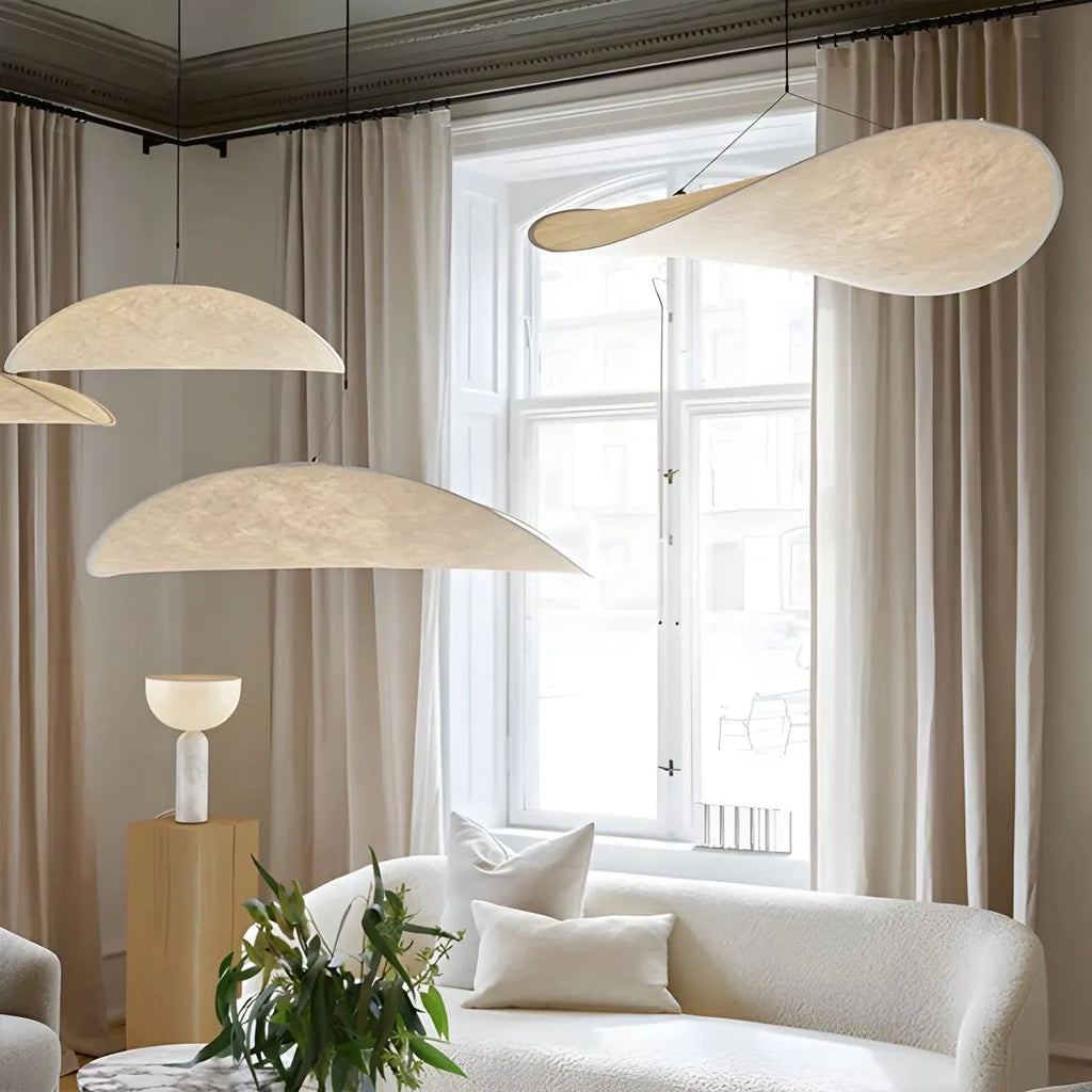 Zen Art Cloud Silk Pendant Lamp For Living Room Potato Chip Lamp
