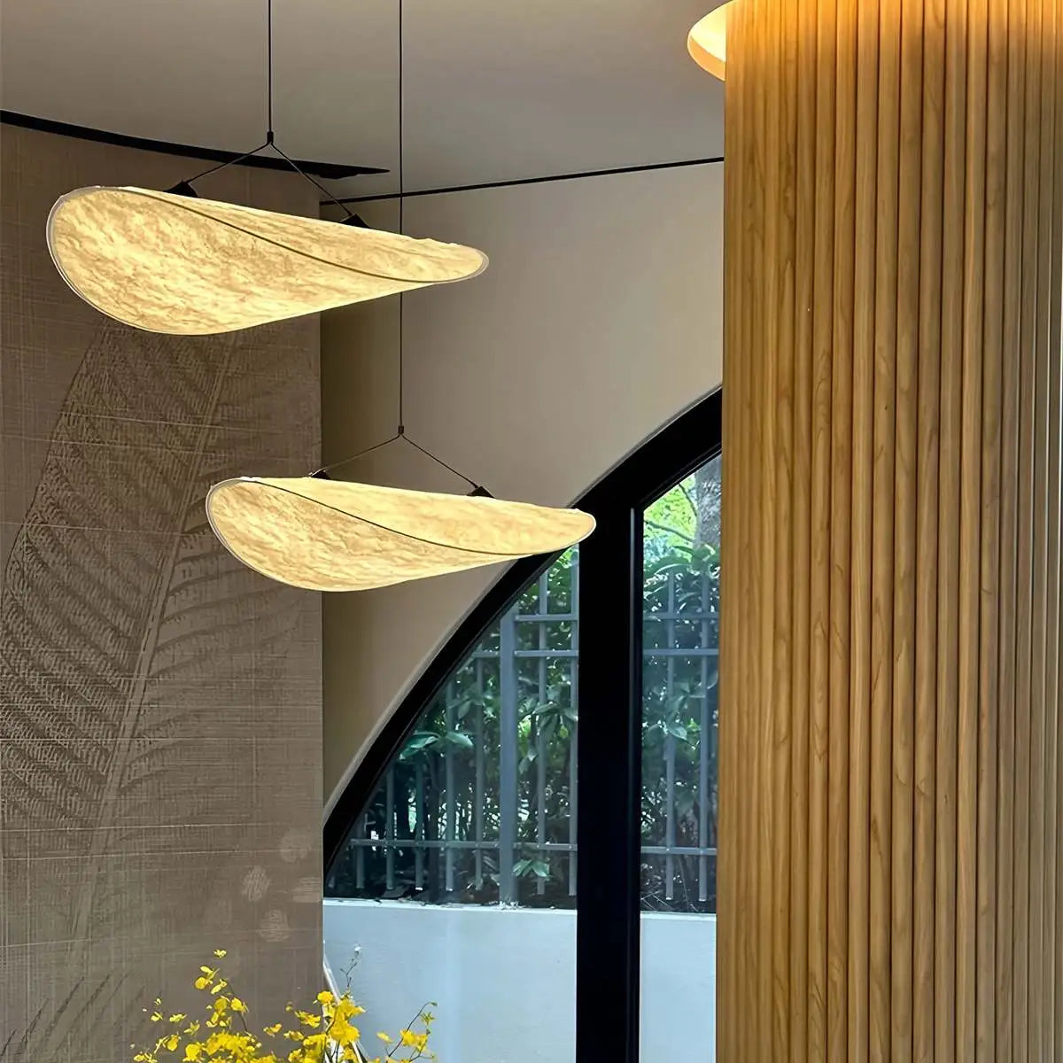 Zen Art Cloud Silk Pendant Lamp For Living Room Potato Chip Lamp