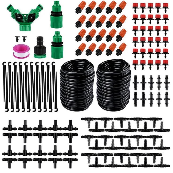 EcoFlow Automatic Drip System With Adjustable Nozzles For Lush Garden Watering