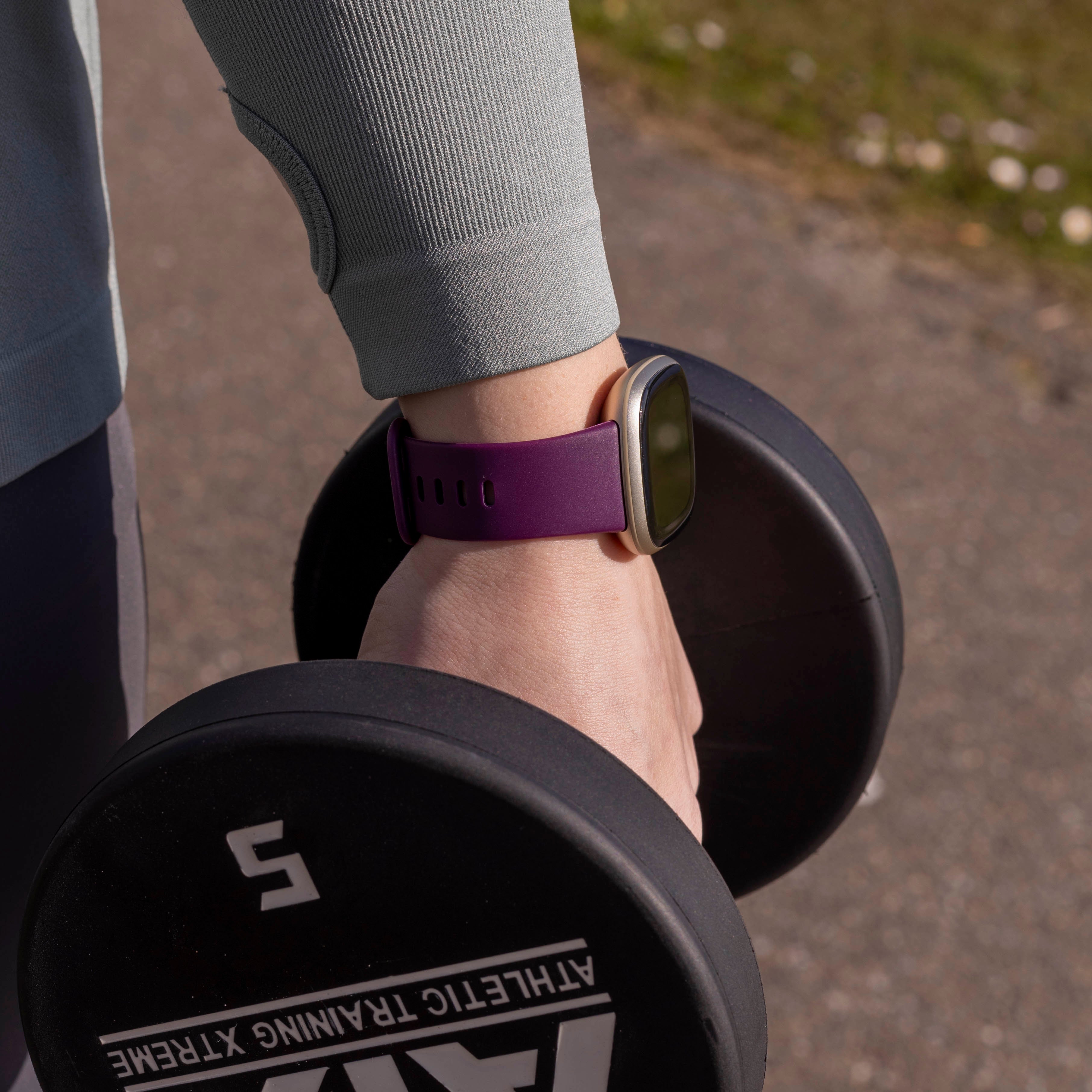 Fitbit Versa 3 Deep Purple Classic Silicone Wrist Strap