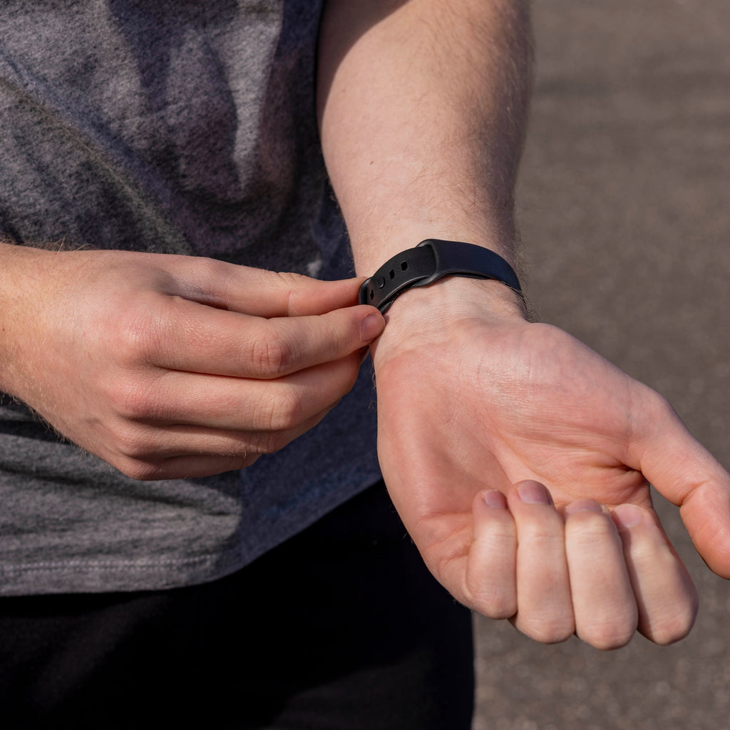Fitbit Sense Black Replacement Silicone Strap Band