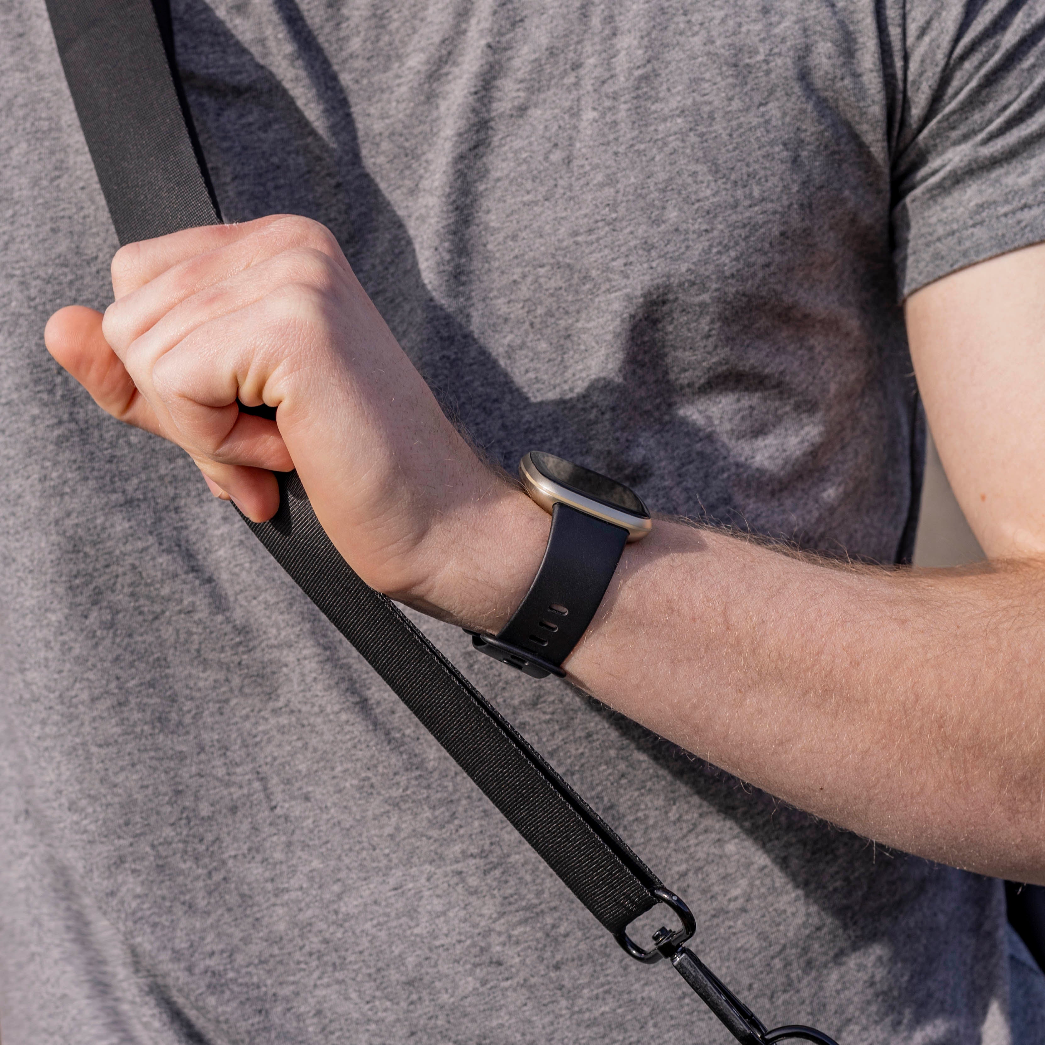 Fitbit Sense Black Replacement Silicone Strap Band