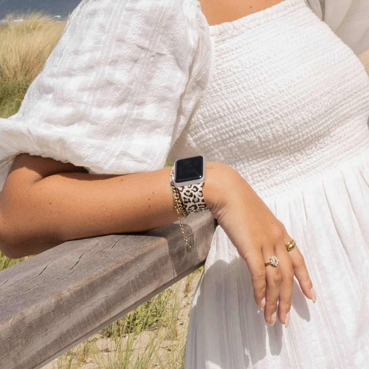 Lucky Leopard Pattern Band For Apple Watch Edition