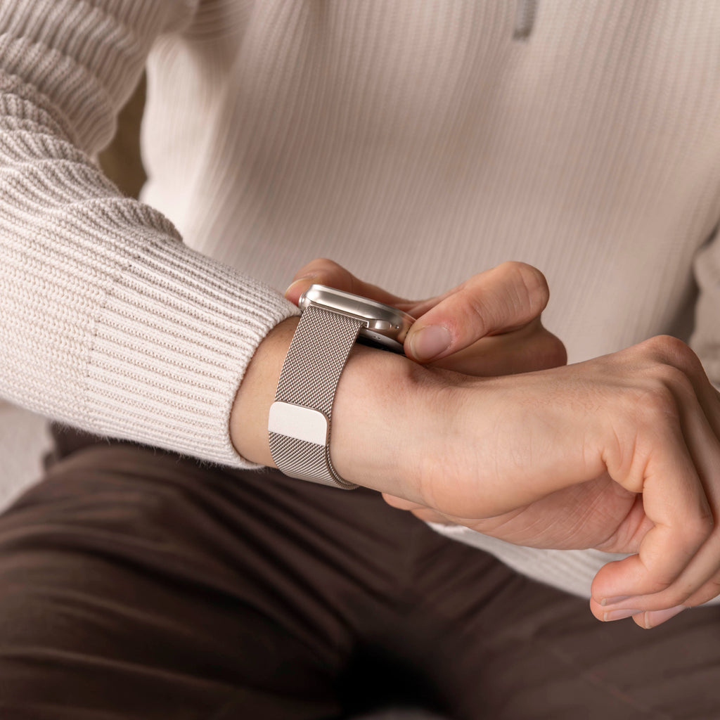 Apple Watch Milanese Starlight Strap For Daily Wear