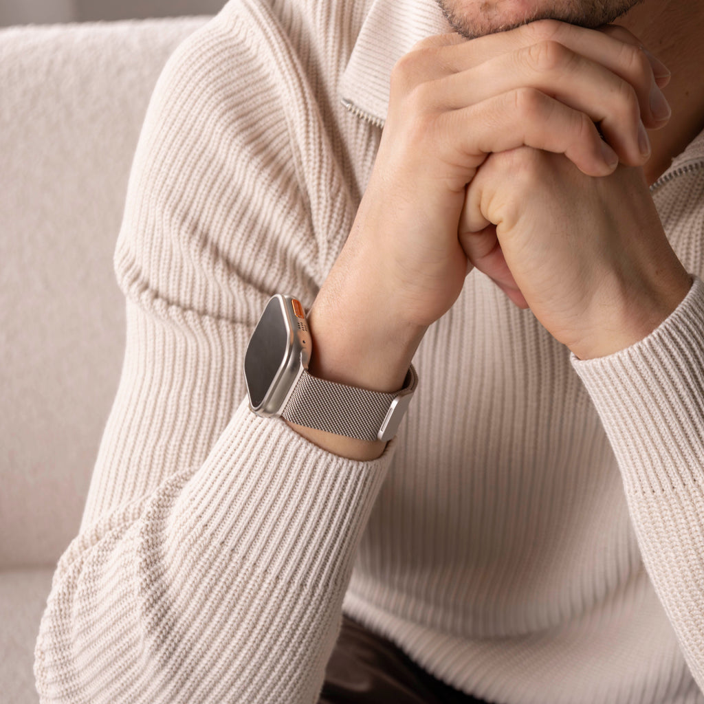Apple Watch Milanese Starlight Strap For Daily Wear