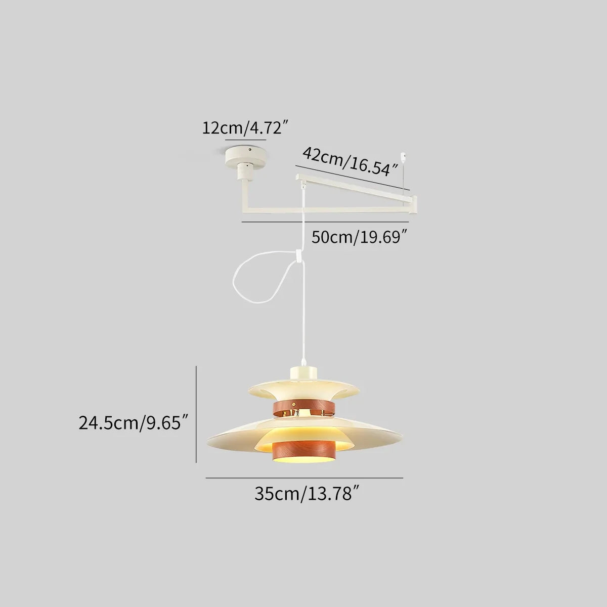 Mercero UFO Style Pendant Light For Kitchen And Dining Areas